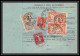 25022 Bulletin D'expédition France Colis Postaux Fiscal Haut Rhin - 1927 Mulhouse Merson 145 GARE - Cartas & Documentos