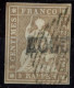 [O SUP] N° 26b, 5r Brun-gris (Zumstein 22F), Belles Marges - Certificat Photo Renggli - Cote: 1300€ - Used Stamps