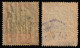 1914 Hungary - Revenue Tax Fiscal Stamp - PAIR 40 + 60 Fill. - Used - Saint Laszlo Ladislaus / HORSE - Fiscaux
