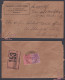 Inde British India 1923 Used Registered Cover VP Label, Value Payable, Bombay To Kishangarh State, Wine Merchant, KGV - 1911-35 King George V