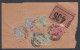 Inde British India 1921 Used Registered WIndow Cover VP Label, Value Payable, King George V Stamps - 1911-35 Roi Georges V