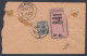 Inde British India 1928 Used Registered Cover VP Label, Value Payable, German Medicines, Medical, Bombay To Kishangarh - 1911-35 Roi Georges V