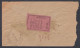 Inde British India 1930 Used Registered Cover VP Label, Value Payable, Bombay To Kishangarh, Electrical Engineer - 1911-35 King George V