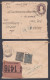 Inde British India 1932 Used Registered Cover VP Label, Value Payable, Mathura To Kota, KGV, Postal Stationery - 1911-35  George V