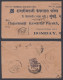 Inde British India 1938 Used Postage Due Cover King George V Stamps, Bombay - 1911-35 King George V