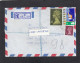 LETTRE RECOMMANDEE SCELLEE DE BOURNEMOUTH, AVEC TIMBRES " QE II 1 LIVRE/1 P/ SATELLITE 31 P", POUR COLOGNE, 1985. - Brieven En Documenten