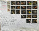 USA 2024, COVER USED TO INDIA, 23 DIFFERENT STAMP, PANTEIER, PARROT WOLF, BIRD, ANIMAL, MAMMAL SNAKE, FISH, NATURE, AIRP - Brieven En Documenten