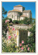 FRANCE - Talmont Sur Gironde - Eglise Romane Sainte Radegonde Au Dessus Des Jardins - Carte Postale - Saintes