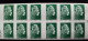 VARIETE ** Faux Carnet Lettre Verte" Dit De Chine Marianne L Engagée Autoadhésifs - Unused Stamps