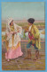 1331 SPAIN ESPAÑA SEVILLA BAILES ANDALUCES LA MALAGUEÑA Y EL TORERO RARE POSTCARD - Sevilla