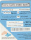 PREPAID PHONE CARD IRAQ SMALL FORMAT (CZ3163 - Iraq