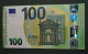 100 EURO SPAIN 2019  DRAGHI V002A2 VA SC UNCIRCULATED  PERFECT - 100 Euro