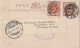 UK - 1896, Postal Stationery To Germany, Stott, Coker & Co. Liverpool, Perfin - Cartas & Documentos