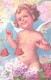 Wally Fialkowska:Te Iznaks Laimiga Lauliba, Girl-angel With Weights, Hearts, Pre 1928 - Fialkowska, Wally