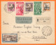 VATICAN Lettre Recomandée 1935 Pour Grenoble - Briefe U. Dokumente