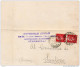 1946 LETTERA CON ANNULLO  MONTECCHIO MAGGIORE   VICENZA - Marcofilie