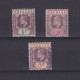 GRENADA 1902, SG# 57-61, Wmk Crown CA, Part Set, KEVII, Used - Grenada (...-1974)