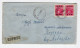 1950. YUGOSLAVIA,CROATIA,MOSCENICKA DRAGA TO PODGORA COVER,TPO 23 RIJEKA-ZAGREB,TPO 32 ZAGREB-SPLIT - Cartas & Documentos