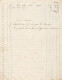 63 - ISSOIRE - MERCERIE - BONNETERIE "A. BESSET" - FACTURE DECOREE - AOÛT 1909 - Textile & Vestimentaire