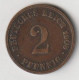 ALLEMAGNE Deutsches Reich 2 Pfennig 1908 - 2 Pfennig