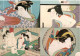 Astuccio Con 6 Cartoline Erotiche Giapponesi - Collections & Lots