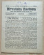 Hrvatska Zastava Pucke Novine Starceviceve Hrvatske Stranke Prava 1908 Br. 47  Croatia Ante Starcevic Newspaper - Other & Unclassified