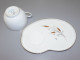 Delcampe - -JOLIE TASSE/BOL & SON PLATEAU PORCELAINE De LIMOGES MP SAMIE EPIS De BLE      E - Limoges (FRA)