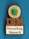 1 PIN'S  //  ** IBM / NETWORKING / TÉLÉCOM '91 ** . (Aubert) - Informatik