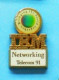 1 PIN'S  //  ** IBM / NETWORKING / TÉLÉCOM '91 ** . (Aubert) - Informatique