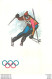Jeux Olympiques .  SKI . Slalom .  Illustration J. COMBET . Création FIRST DAY COVER PARIS .  - Olympische Spelen