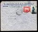 SOMALIA ITALIANA, BUSTA 1939, SASS. 222 + 5 PA AOI, MOGADISCIO X NAPOLI - Somalie