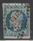 RARE NUANCE BLEU FONCE VERDATRE Du N°10 TBE Cote 125€ - 1852 Louis-Napoleon