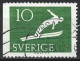 Sweden 1953. Scott #444 (U) 50th Anniv. Of Swedish Athletic Association, Ski Jump - Used Stamps
