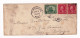 Lettre 1922 Fitchburg Massachusetts USA Pour Liège Belgique  Mayflower Pilgrim Tercentenary Pair 2 Cents Washington - Cartas & Documentos