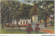 AJEP5-ETATS-UNIS-0457 - Gen - Oglethorpe Monument Showing First Baptist Church In Left Background - SAVANNAH - GA - Savannah