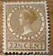 PAYS BAS - NEDERLAND : Wilhemine, 22.5 Cent, + WATERMARK, 1926-27 , Mint * Hinged  ............ CL1-12-1c - Ongebruikt