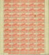 Tunisie 1945 - Colonie Française - Timbres Neufs. Yv. Nr.:282. Feuille De 50 Avec Coin Daté: 10/7/45.... (EB) AR-03029 - Unused Stamps