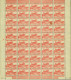 Tunisie 1945 - Colonie Française - Timbres Neufs. Yv. Nr.:282. Feuille De 50 Avec Coin Daté: 10/7/45.... (EB) AR-03029 - Ongebruikt