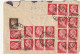 LETTERA 1945 LUOGOTENENZA 17X20 +10 CON CONTENUTO TIMBRO FILADELFIA (YK2402 - Marcophilie