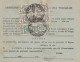 AVVISO RICEVIMENTO 1946 LUOGOTENENZA PACCHI 2X4 LUOG+2 TIMBRO MANFREDONIA FOGGIA (YK2411 - Poststempel