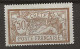 1902 MH Crete Yvert 12 - Unused Stamps