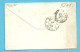 19 Op Brief Stempel LOUVAIN Naar ST-PIERRE-LEZ-CALAIS,stempel PD +  Verso FRANCE OUEST 3 (ambulant) - 1865-1866 Profiel Links