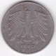 5 Deutsche Mark 1980 F STUTGART . Cupronickel ,KM# 140.1 - 5 Mark