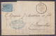 L. "Charbonnages D'Engis - S.a. De La Nouvelle Montagne" Affr. N°18 Lpts "5" Càd AMAY /25 JUIN 1867 Pour BRUXELLES (au D - 1865-1866 Profile Left