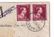Lettre 1958 Stavelot Belgique Pour Paris Timbres Taxe Paire Timbre Roi Léopold III 1F75 Belge - Cartas & Documentos