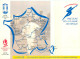 Parcours Flamme Olympique ALBERTVILLE 1992 . CP LA POSTE . Départ Décembre 1991 - Olympische Spelen