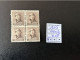 165 België Blok Van 4 MLH ** Nieuw - Unused Stamps