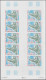 COMORES Poste Aérienne ** - 49, Feuille Entière De 10 Non Dentelés, Cd. 4/10/72: 100f. Carte D'Anjouan - Cote: 400 - Other & Unclassified