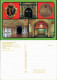 Gotha Schloß Friedenstein Mehrbildkarte Portal Innenansichten 1989 - Gotha