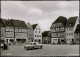 Ansichtskarte Mellrichstadt Marktplatz, Autos Geschäfte 1963 - Mellrichstadt